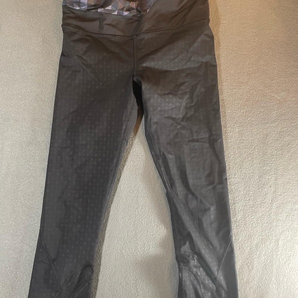 Lululemon Athletica Black Leggings with Pocket Detail